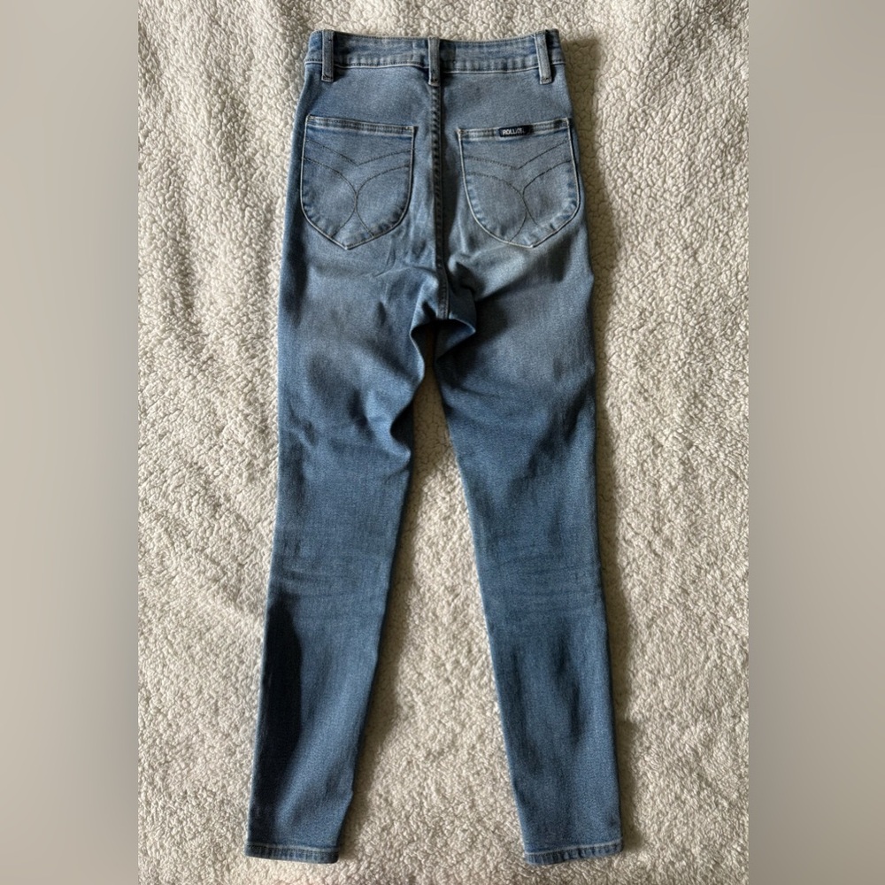 Rolla's Eastcoast Ankle High Rise Skinny Blue Jeans Women's Size 25